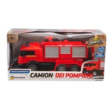 Fast wheels camion dei pompieri Radiocomandato spruzza acqua