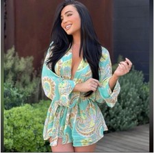 Vestito giacca kimono stampato