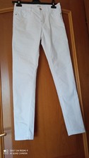 White High Waist Slim Fit