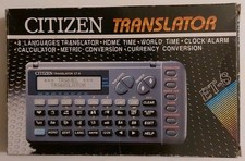 CITIZEN ET-8 TRANSLATOR 1990 come nuovo