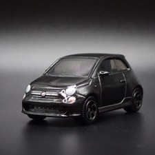 2007-2025 FIAT 500 Turbo Nero 1/64 Scala da Collezione Diorama Modellino Auto