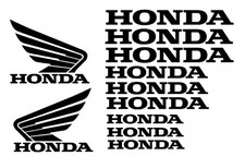 adesivi Moto - kit 11  adesivi Honda - stickers  Honda  kit