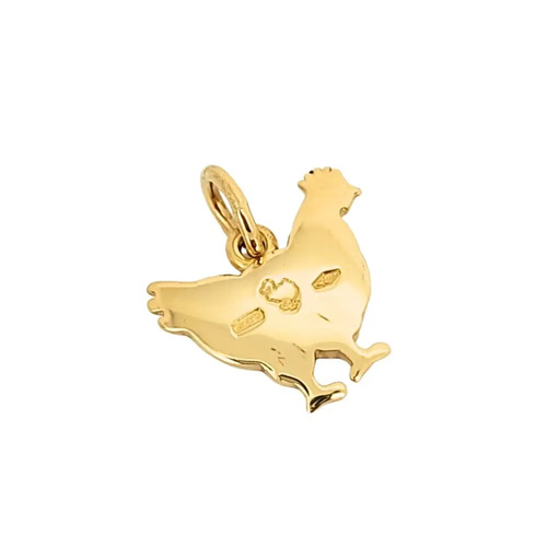 Ciondolo dodo gallina - gallina, oro