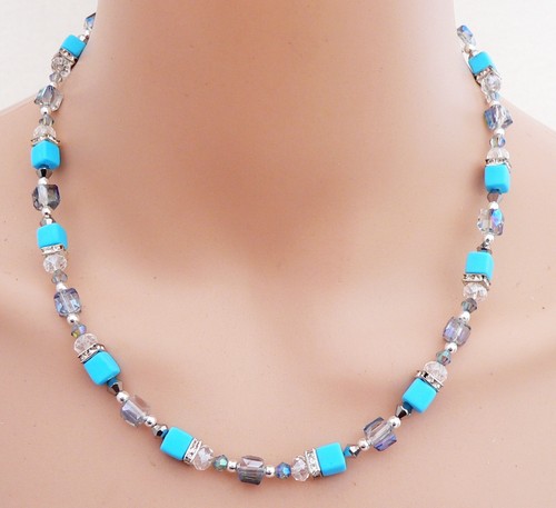 Collana collier cubo - , fimo