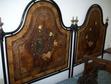 Letto Matrimoniale Ferro Battuto e Madreparla