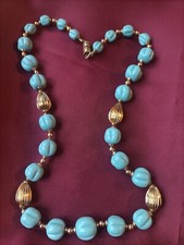 Collana perle turchese - perle,