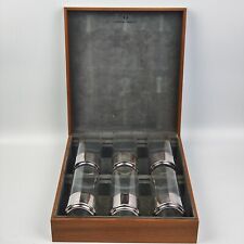 Lino Sabattini Argenteria Italy Set di Sei bicchieri con COFANETTO SCATOLA Box