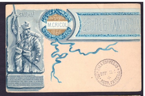 Cartolina militare - militare, 29°