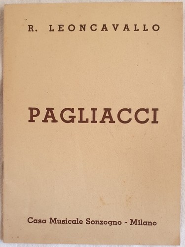 Ruggero leoncavallo pagliacci - ruggero,