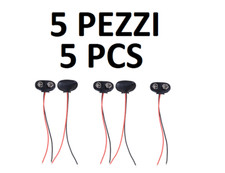 CONNETTORE 9V BATTERIA CLIP 9