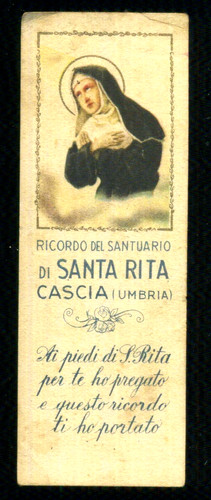 Santino holy card - santino,