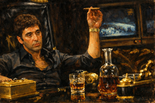 Quadro pacino scarface - al, the
