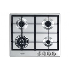 DE LONGHI NSL460X PIANO COTTURA DA INCASSO 60CM 4 FUOCHI A GAS - INOX Usato 