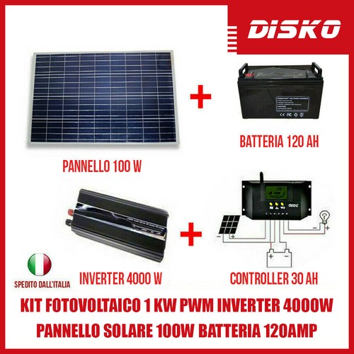 Kit fotovoltaico pwm - kw,