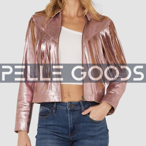 Giacca donna pelle