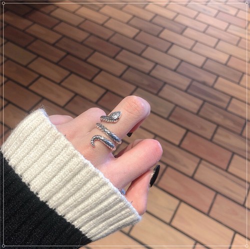 Anello vintage forma - vintage, serpente