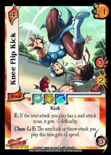 Knee flip kick - 4x-knee, kick-sf01: