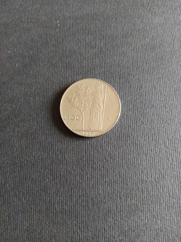 Moneta italia 100 lire 1957 - moneta,