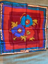 foulard in seta vintage dolce&gabbana
