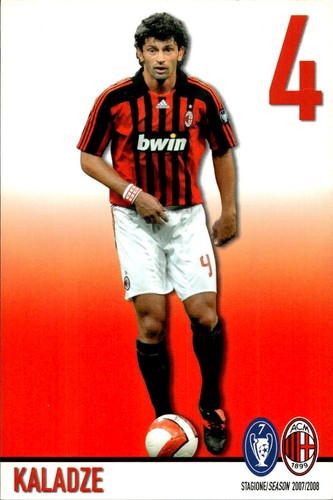 Cartolina calcistica milan - calcistica, ac