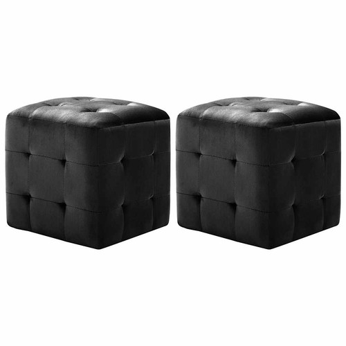 Pouf velluto a cubo - a,