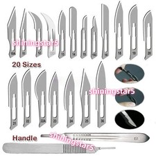 Coltello lama bisturi medico chirurgico lame sterili inox dentale 10 # - 25 #