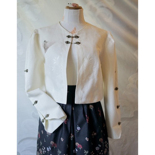 Giacca cotone stile tirolese - cotone,