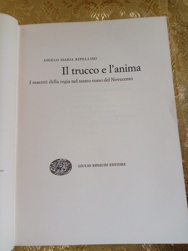 Ripellino trucco e - a.m.ripellino,