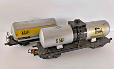 Lima 2 carri cisterna Agip " Supercortemaggiore " Vintage Scala HO Made in Italy