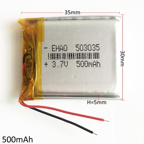 Batteria ricaricabile v - batteria, 3,7