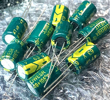 10x 47uF 63V 105° Low ESR
