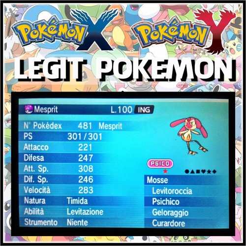 Legit pokemon - x, y
