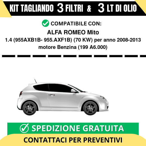 Tagliando per alfa romeo - per, mito