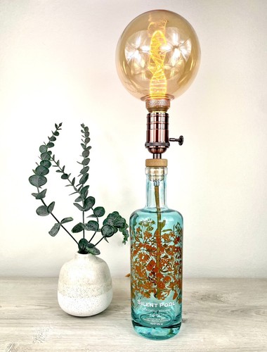 Lampada con bottiglia gin - lampada,