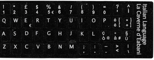 Adesivi lettere tastiera - adesivi,