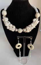 Parure collana  tipo torchon e