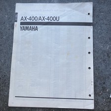 Yamaha AX‐400 / AX‐400U