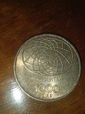 Moneta 1000 lire Roma Capitale