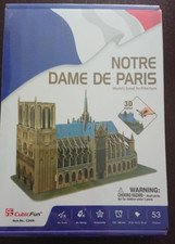 Puzzle 3D: Katedra Notre Dame