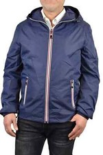 Giubbotto uomo Primavera Giubbino Leggero primaverile Giacca a Vento leggera blu