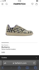 sneakers uomo burberry 44