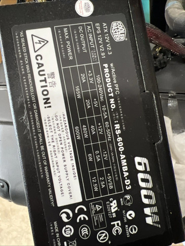 Cooler master silent - master, 600w