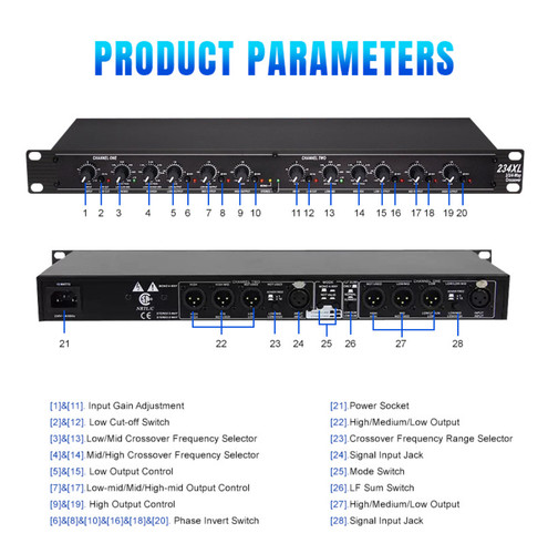 234xs crossover audio - 234xs,