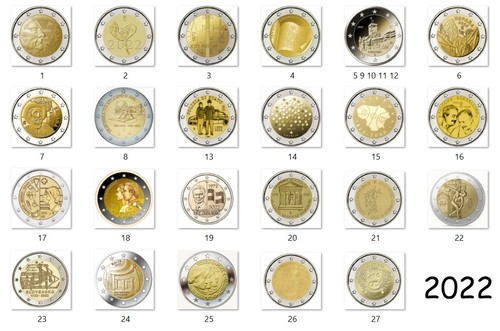 Euro 2022 commemorativi - euro,