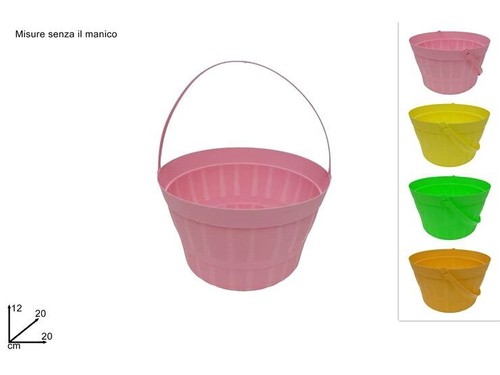 Pezzo cestino plastica - in,