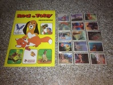 ALBUM RED E TOBY PANINI 1981 VUOTO+SET COMPLETO FIGURINE/VELINA NEW ED.ITALIA