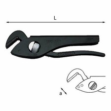 Chiave giratubi con ganasce a