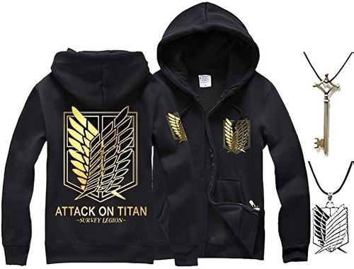 Attack titan felpa con - on,