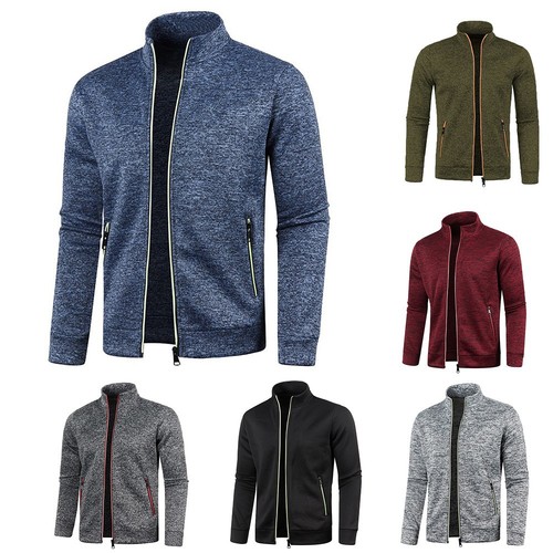 Felpa uomo full zip giacca