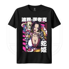 Maglietta Anime One Piece Boa – T-Shirt Uomo Donna Cotone Stile Manga Giappone